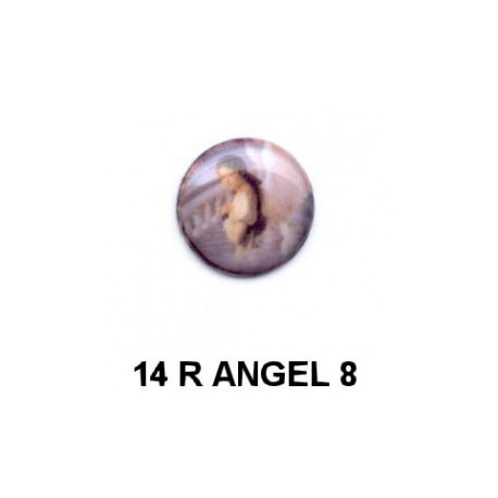 Angel mujer redonda 14m.m. diametro