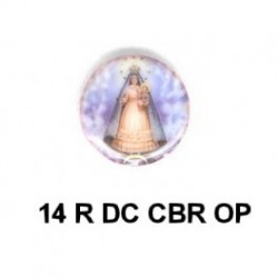 Virgen Maria CBR redondo 14m.m. diametro