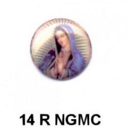 Virgen Milagrosa redondo 14m.m. diametro