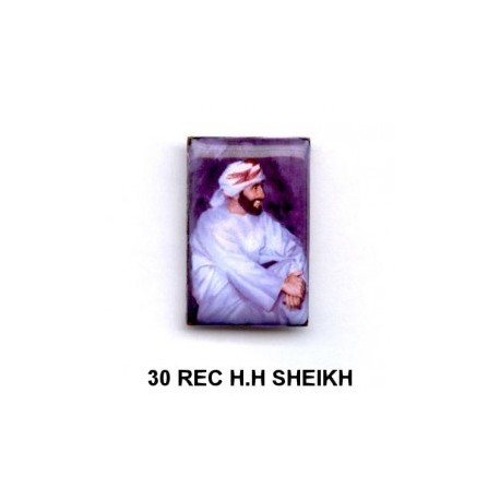Arabe retrato rectangular 30 m.m.