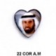 Arabe retrato corazon 22 m.m.