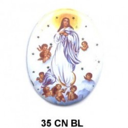 Esmalte Virgen de la Concepcion Oval 35 m.m.