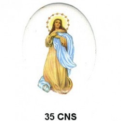 Esmalte Virgen de la Concepcion Oval 35 m.m.