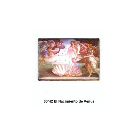 Pintura El Nacimiento de Venus 60x42 m.m.
