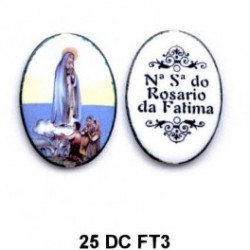 Esmalte Nuestra Señora Rosario de Fatima de 25 mm