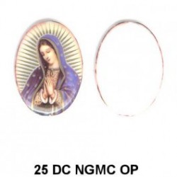 Virgen de Guadalupe esmalte de 25 mm