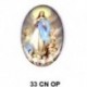Virgen Inmaculada Concepción Oval 33 m.m.