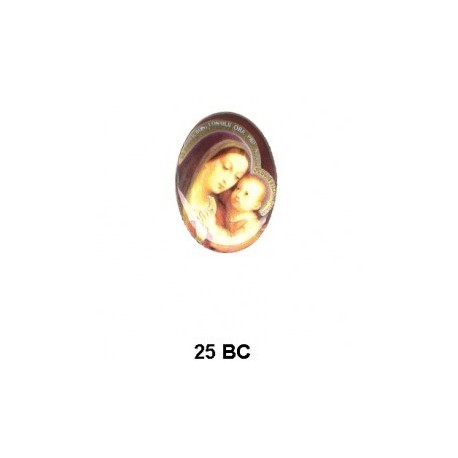 Virgen del Buen Consejo Oval 25 mm