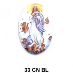 Virgen Inmaculada Concepción Oval 33 m.m.